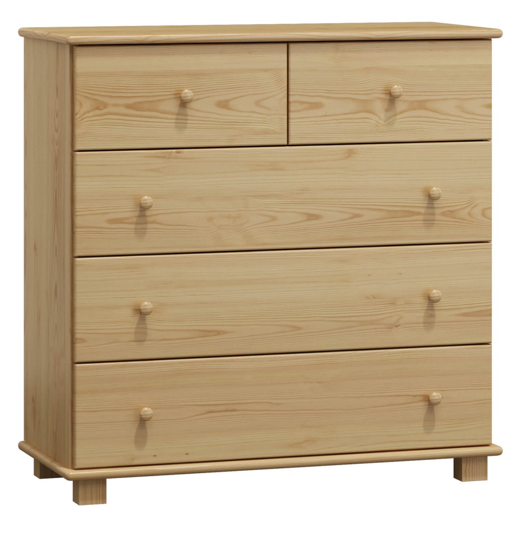 Komoda sosnowa drewniana 5s g42 sosna