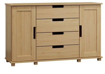Komoda sosnowa drewniana nr4 Modern 160x100x42 sosna