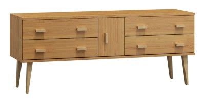 Komoda sosnowa drewniana Venuci nr4 135 cm 2s