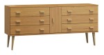 Komoda sosnowa drewniana Venuci nr4 175 cm 3s kolory