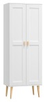 Szafa sosnowa Venuci 2D nr1 wieszak/półki 89 cm