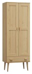 Szafa sosnowa Venuci 2D nr2 wieszak szuflada 89 cm sosna