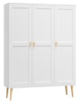Szafa sosnowa Venuci 3D nr1 wieszak/półki 135 cm