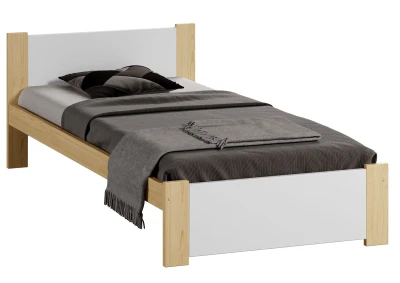 Outlet - Łóżko DMD3 90x200 Sosna + biały