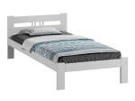 Outlet - Łóżko ekologiczne drewniane Emilia 80x200 Białe
