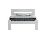 Outlet - Łóżko ekologiczne drewniane Emilia 80x200 Białe