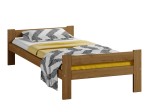 Łóżko drewniane Prima 90x200 EKO z materacem piankowym Megana