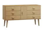 Komoda sosnowa drewniana Venuci nr4 135 cm 3s