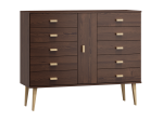 Komoda sosnowa drewniana Venuci nr4 115 cm 5s