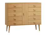 Komoda sosnowa drewniana Venuci nr4 115 cm 5s