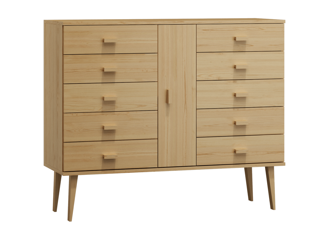 Komoda sosnowa drewniana Venuci nr4 135 cm 5s kolory