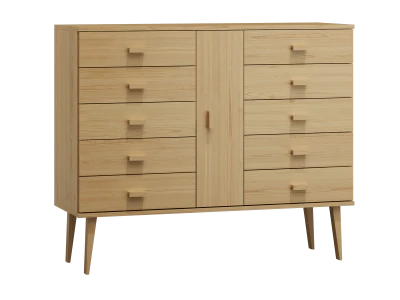 Komoda sosnowa drewniana Venuci nr4 135 cm 5s kolory