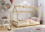Łóżko Domek dziecięce 160x80 dla dzieci sosna D5