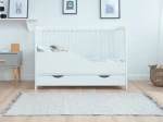 Łóżeczko dziecięce sosnowe Baby Classic 60x120 białe