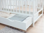 Łóżeczko dziecięce sosnowe Baby Classic 60x120 białe