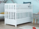 Łóżeczko dziecięce sosnowe Baby Sleep 60x120 białe