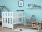 Łóżeczko dziecięce sosnowe Baby Sleep 60x120 białe