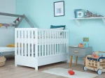 Łóżeczko dziecięce sosnowe Baby Sleep 60x120 białe