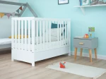 Łóżeczko dziecięce sosnowe Baby Sleep 60x120 białe