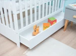 Łóżeczko dziecięce sosnowe Baby Sleep 60x120 białe
