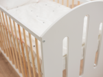 Łóżeczko dziecięce sosnowe Baby Dream 60x120 białe/sosna