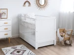Łóżeczko dziecięce sosnowe Baby Magic  60x120 białe
