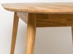 Stół dębowy owalny 170x90 Bergen olej intense