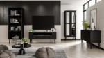 Komoda sosnowa drewniana Venuci nr2 117 2s czarna