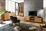 Stolik RTV dębowy Bergen 180 cm olej intense