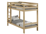 Łóżko piętrowe drewniane 90x200 sosna
