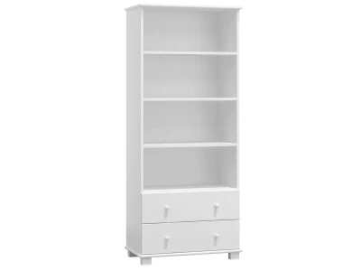 Biblioteczka sosnowa nr1 biała