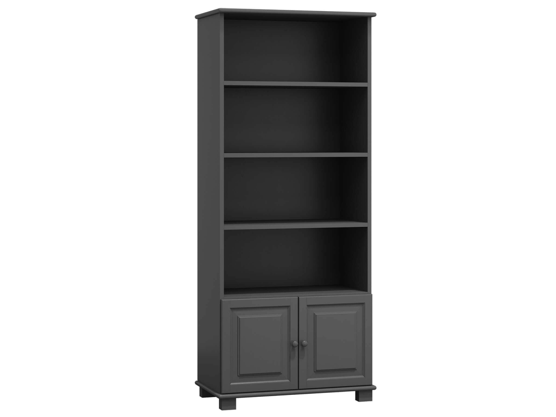 Biblioteczka sosnowa nr3 szara