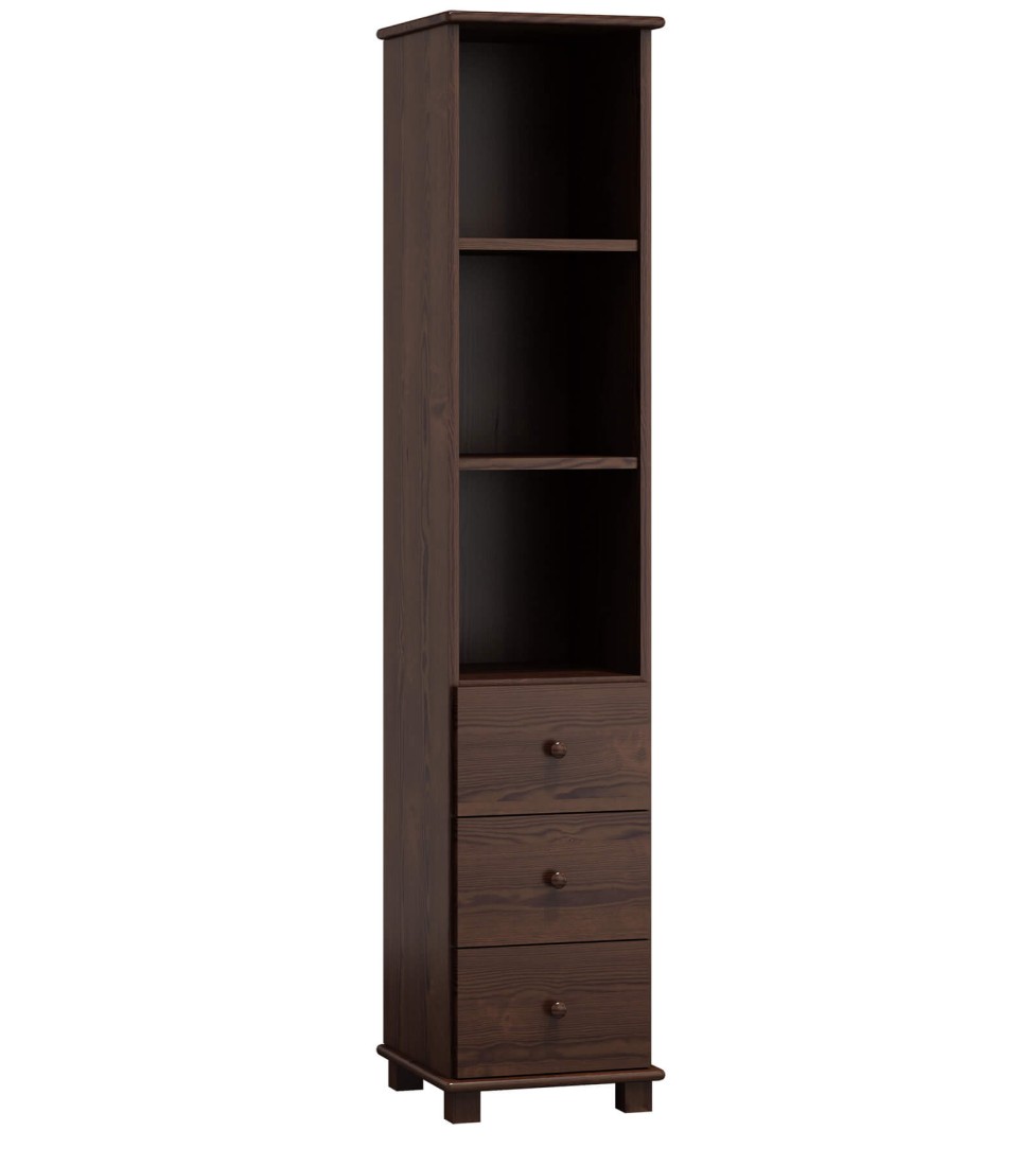 Biblioteczka drewniana nr5 orzech