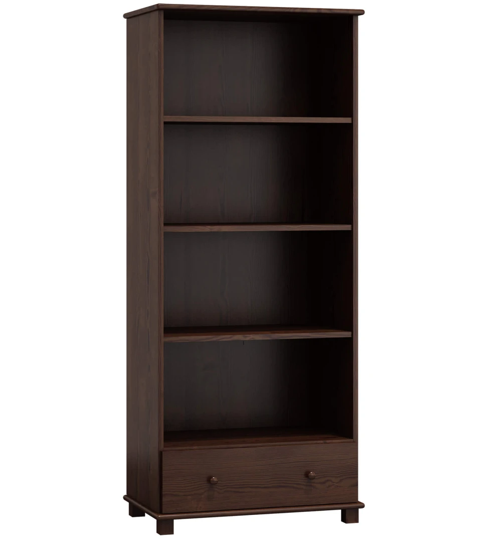Biblioteczka drewniana nr7 orzech