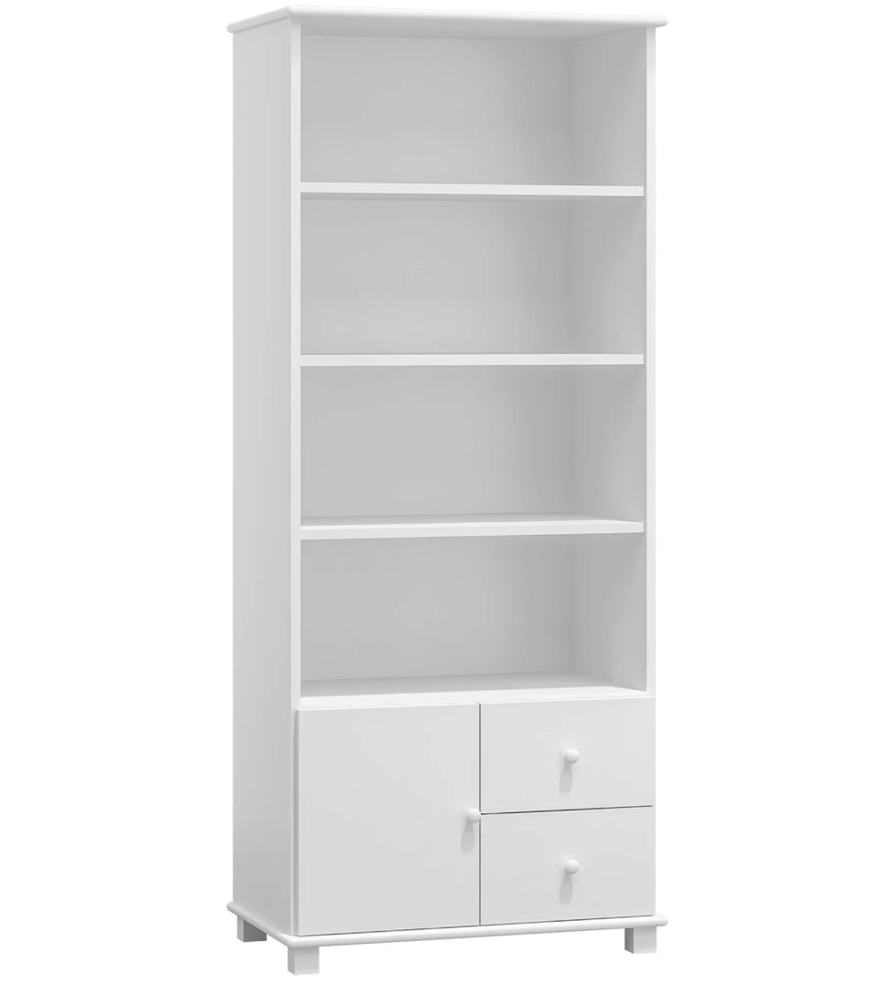 Biblioteczka drewniana nr9 biała