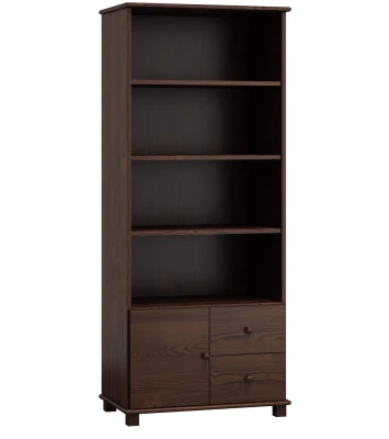 Biblioteczka drewniana nr9 orzech