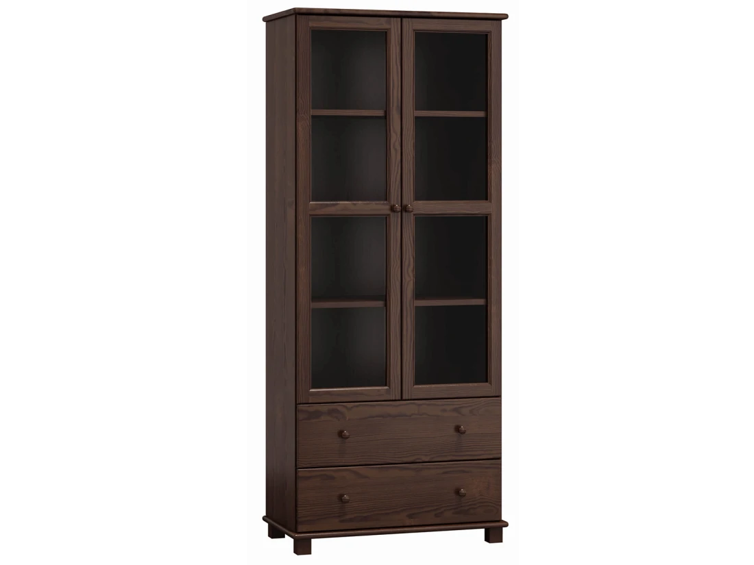 Witryna drewniana nr2 orzech