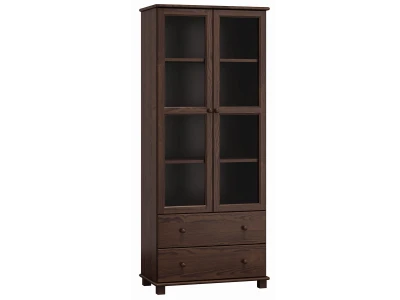 Witryna drewniana nr2 orzech