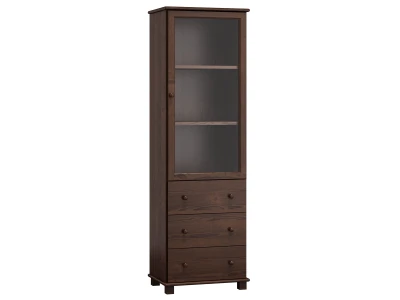 Witryna drewniana nr6 orzech