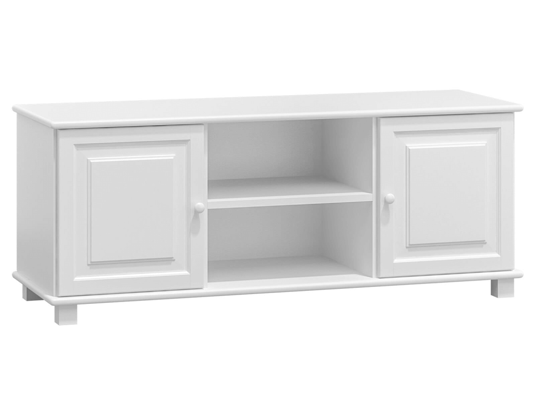 Stolik RTV sosnowy nr1 s118 biały