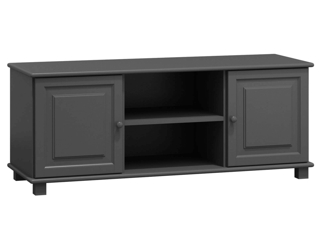 Stolik RTV sosnowy nr1 s136 szary