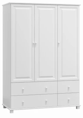 Szafa sosnowa 3D nr7 S120 biała