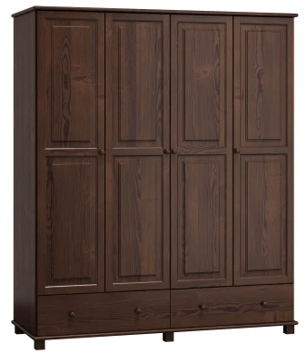 Szafa sosnowa 4D nr5 S160 orzech