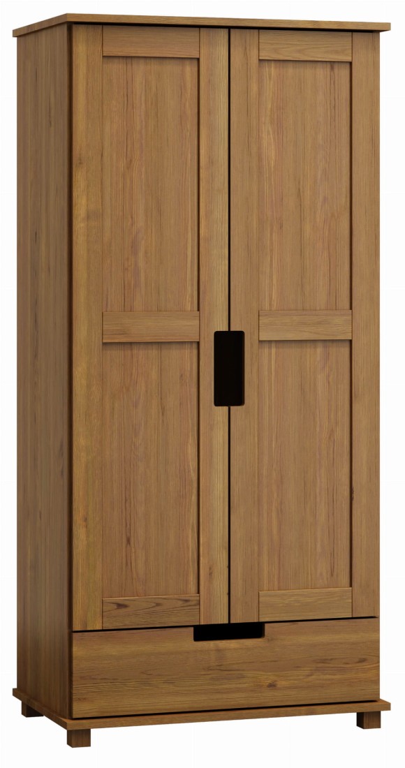 Szafa nr7 Modern 100 wieszak/półki dąb