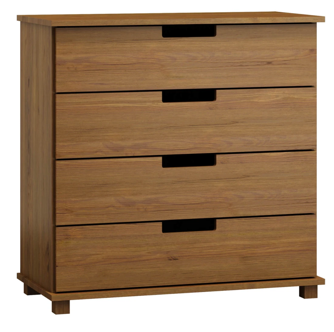 Komoda sosnowa drewniana nr3 Modern 100x100x42 dąb