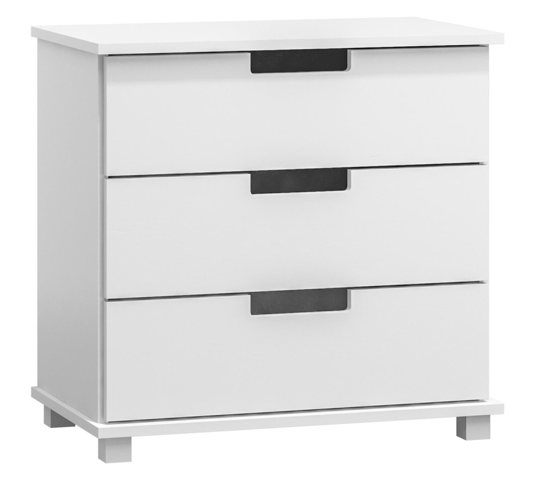 Komoda sosnowa drewniana nr2 Modern 80x80x42 biała