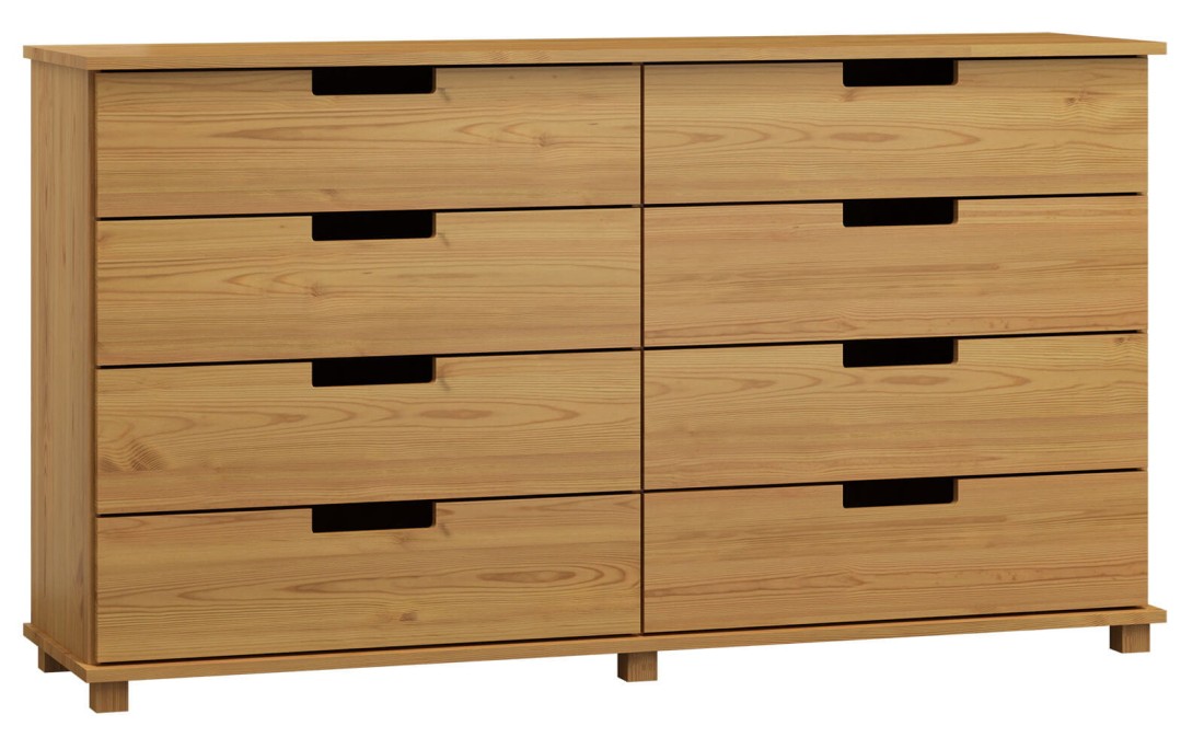 Komoda sosnowa drewniana nr1 Modern 160x100x42 olcha
