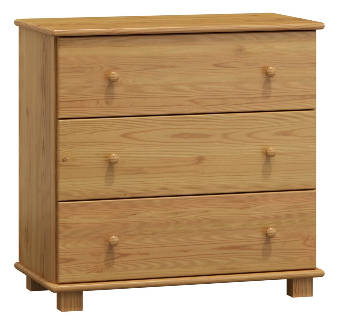 Komoda sosnowa drewniana 3s g47 olcha