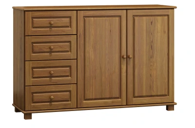 Komoda drewniana sosnowa 152 dąb