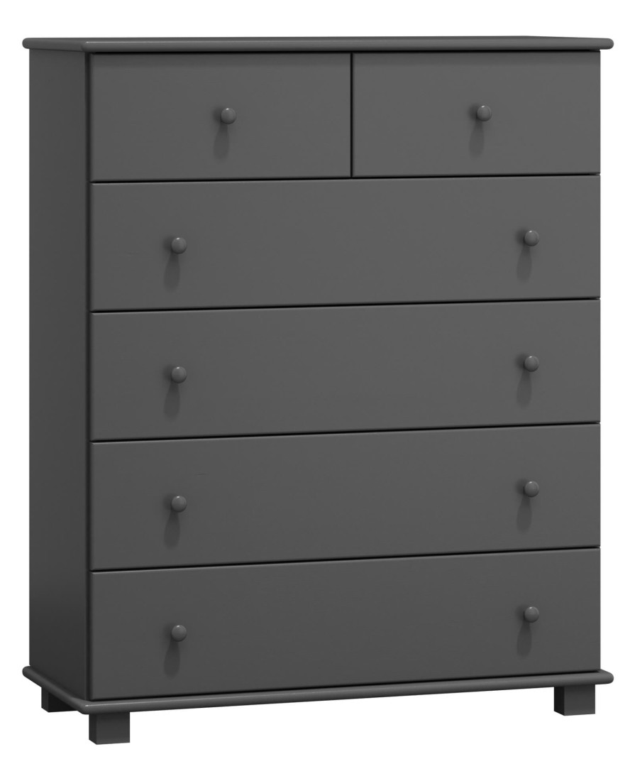 Komoda sosnowa drewniana nr10 g42 szara